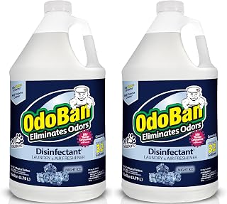OdoBan Disinfectant Concentrate and Odor Eliminator, Made in the USA, Night Ice Scent, 2 Gallons