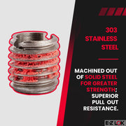 E-Z LOK 7/16"-14 IT, 5/8"-11 ET, 0.656" L / 5 / Pack of 5 Thread Locking Inserts