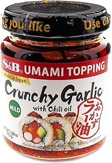 S&B Chili Oil with Crunchy Garlic, 3.88 Fl Ounce