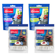 O-Cedar 2 EW Refills W/Citrus & Lavender PACS / 2 Refills + PACS / 1 Refill Sponges