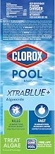 Clorox® Pool&Spa™ XTRABLUE® Plus Swimming Pool Algaecide, All-in-One Algae Killer, Non-Foaming, 40 Ounce (Pack of 1)
