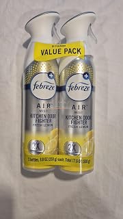 Febreze AIR™ Mist Kitchen Odor Fighter Fresh Lemon, 2 Pack