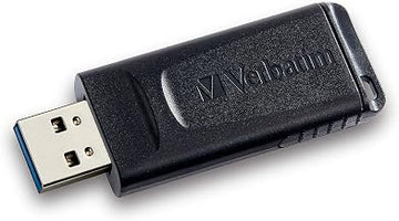 Verbatim 64GB Slider USB Flash Drive USB 2.0 Thumb Drive – Black