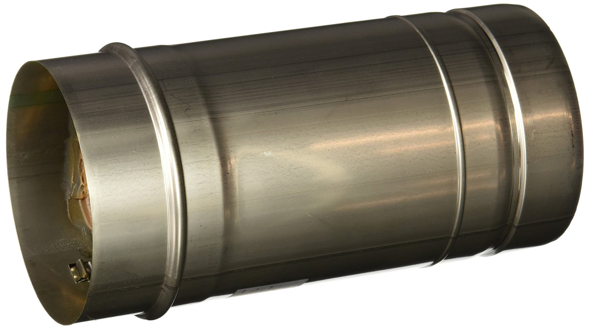 6" Straight vent pipe for 4" Stainless Steel by Noritz – 4.75" H x 5.13" W x 8.5" D, Stainless Steel, Iron, Model VP4-6STRAIGHT