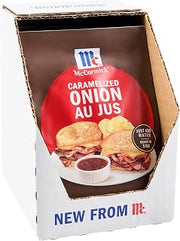 McCormick Au Jus Gravy Mix, Caramelized Onion, 5-Minute Gravy, Great For Beef, Pork, French Dip Sandwiches, Grilled Cheese and More, 1 oz (Pack of 12)