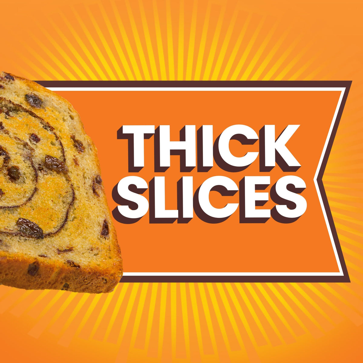 Swirl Cinnamon Raisin (Club Pack) Bread by THOMAS' – 16 Ounce (Pack of 2)