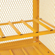 Horizontal Cylinder Storage Cabinet by Global Industrial – 30"L x 31"W x 35"H, Alloy Steel, Yellow, Model 5CHLO