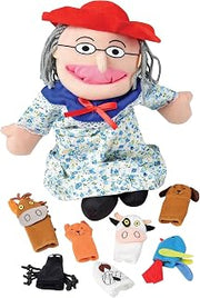 Constructive Playthings There was an Old Lady Storytelling Puppet Set