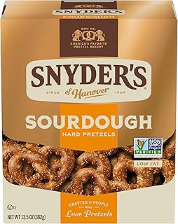 Snyder's of Hanover Pretzels, Sourdough Hard Pretzels, 13.5 Ounce Box