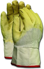 MCR Safety 6810 Tufftex Rubber Coated Crinkle Finish Men's Gloves, Large
