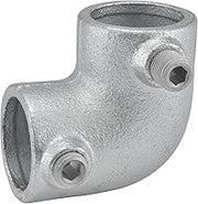 Global Industrial 1-1/2" Size 90 Degree Elbow Pipe Fitting (1.94" Fitting I.D.)