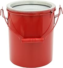 Eagle B-606NL Bench Safety Can Without Lid, 7-3/4" Width x 9-1/2" Depth, 6 qt Capacity, Red