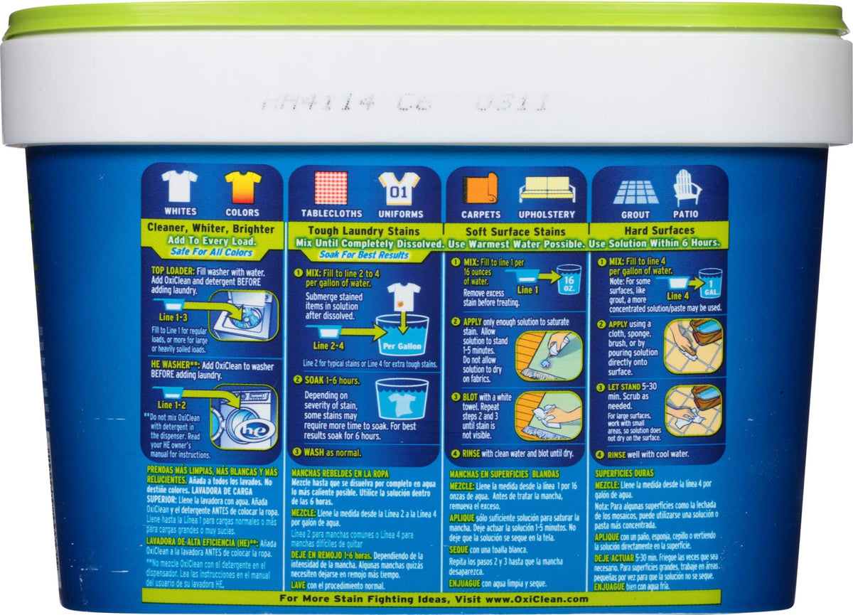 Versatile Stain Remover Free by OxiClean – 48 Ounce (Pack of 4), Pack of 4, Model 51524