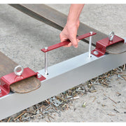 36"W Hang-Type Magnetic Sweeper With Forklift Hanger by Global Industrial – 3"L x 36"W x 3"H, Silver, Model 113136
