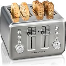 Hamilton Beach Sleek 4 Slice Toaster With Sure-Toast Technology