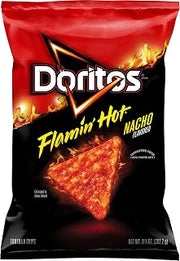 Doritos Tortilla Chips Flamin' Hot Nacho, 9.25 Oz