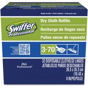 Swiffer® Sweeper Dry Cloth Refills – 10-5/8" x 8", White, 32 Cloths Per Box, Carton of 6 Boxes