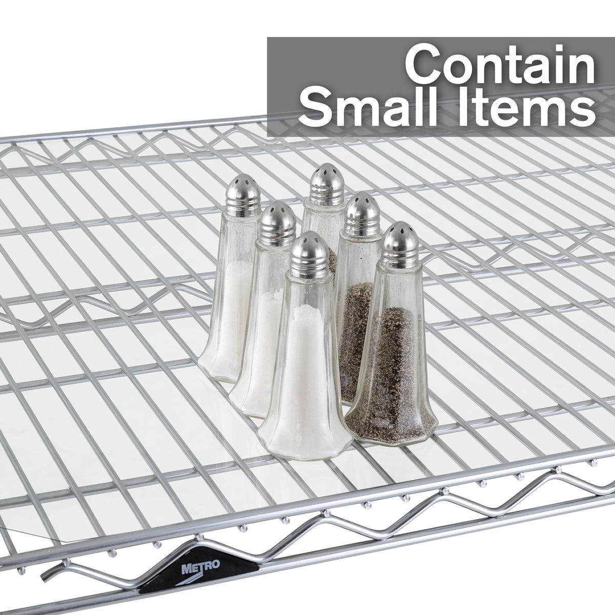 Clear Shelf Inlays for 18" x 36" Super Erecta Shelving by METRO – 18x36, Clear, Pack of 4, Model 1836CI-4