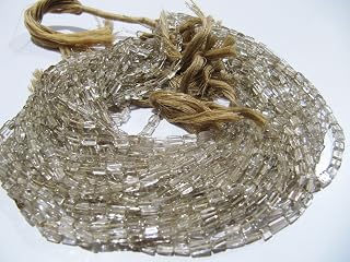 Natural Brown Topaz Plain Smooth Chiclete Beads Size Approx 3-4mm Imperial Brown Topaz Beads 13 Inch Long Strand, Brown Color Gemstone.