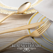 Stock Your Home 100 Count / Gold / Formal Spoons