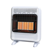 18,000 BTU Vent Free Radiant Propane Heater by Mr. Heater – 18000, steel, White, Model F299820