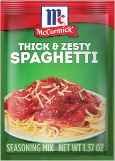 McCormick Thick & Zesty Spaghetti Sauce Mix, 1.37 oz