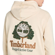 Men's Tree Logo Patch Hoodie by Timberland – Cotton, Angora