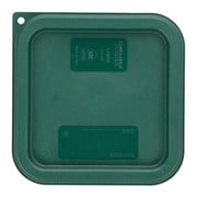 Squares Square Food Storage Container Lid with Stackable Design for Catering by Carlisle FoodService Products – For 2-4 Quart Container, 2.0 quarts, Proprietary Blend, Green