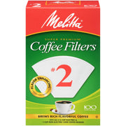 #2 Cone Coffee Filters by Melitta – 100 Count (Pack of 1), Plastic, No Color, Model 622712