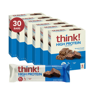 think! High Protein Bar by thinkThin – 30 Count (Pack of 1), Model 1074673