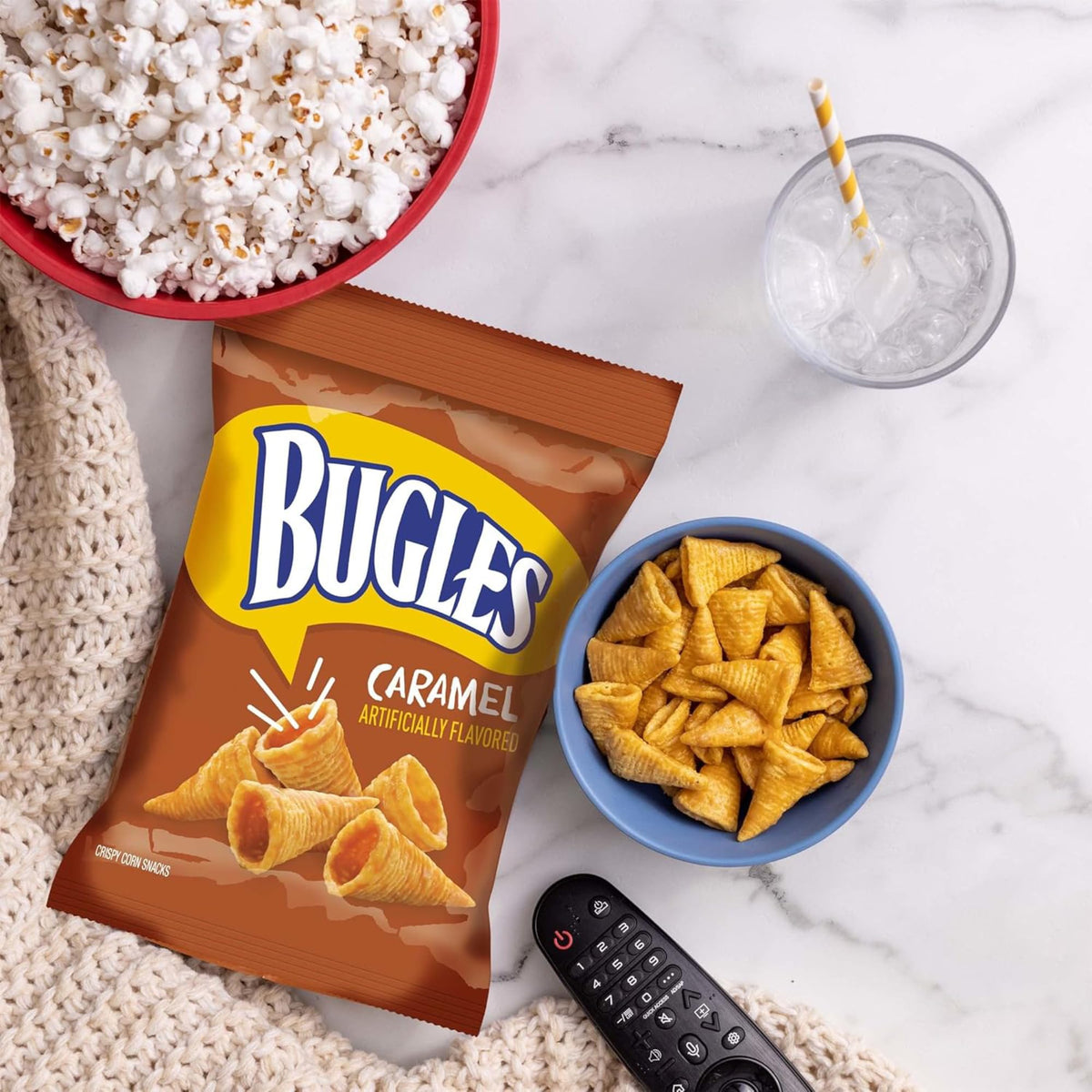 Bugles Salted Caramel / 6 Ounce (Pack of 4) / 4 Corn
