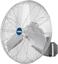 Global Industrial 24" Washdown Wall Mount Fan, 1 Speed, 7200 CFM, 1/4 HP, Single Phase