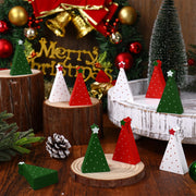 JarThenaAMCS Christmas Tree Place Card Holders, 24 Pack, Red Green White