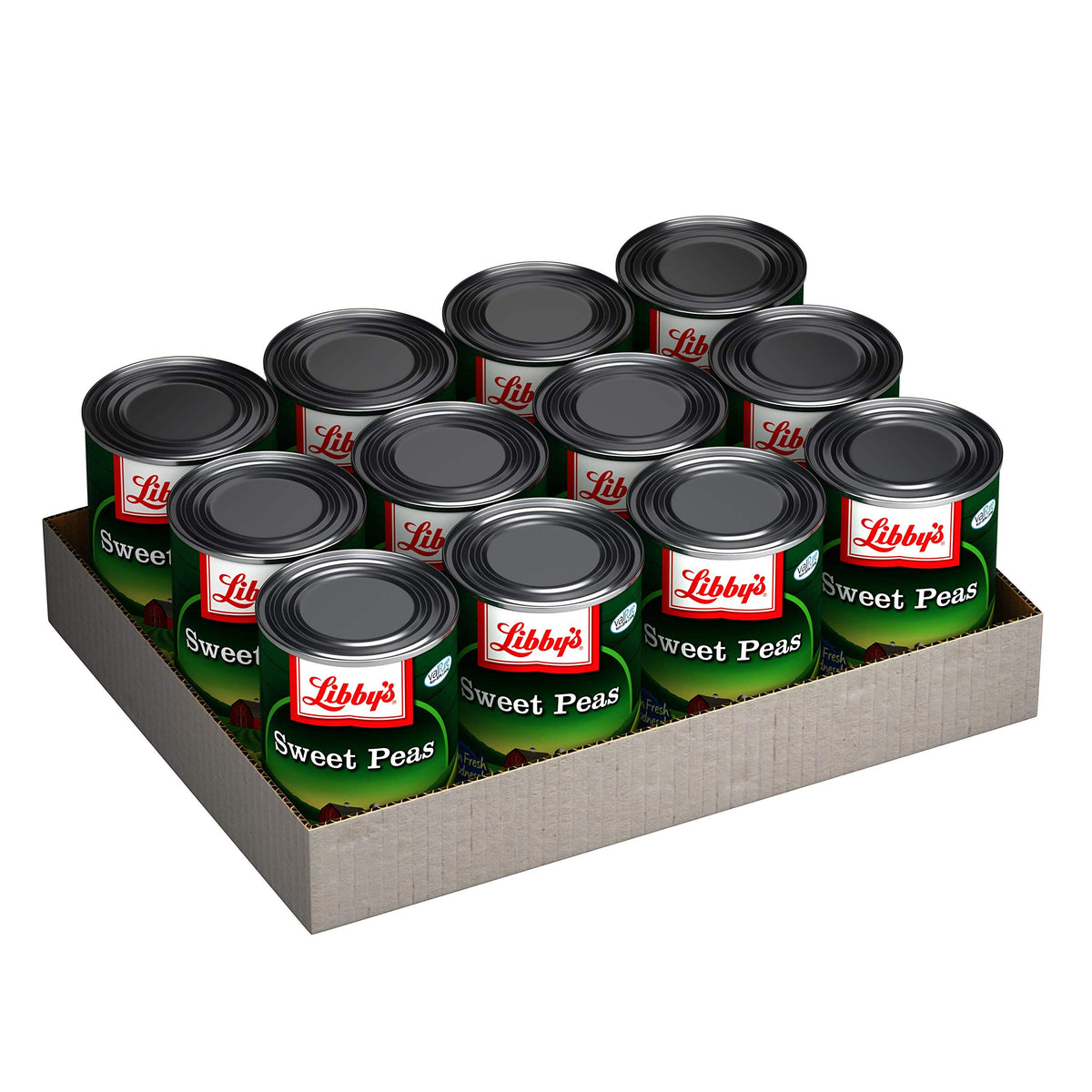 Sweet Peas Cans by Libby's – 15 Ounce (Pack of 12), Pack of 12