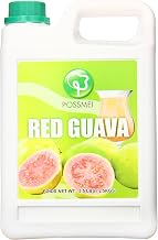 Possmei Flavored Syrup, Red Guava, 5.5 Pound
