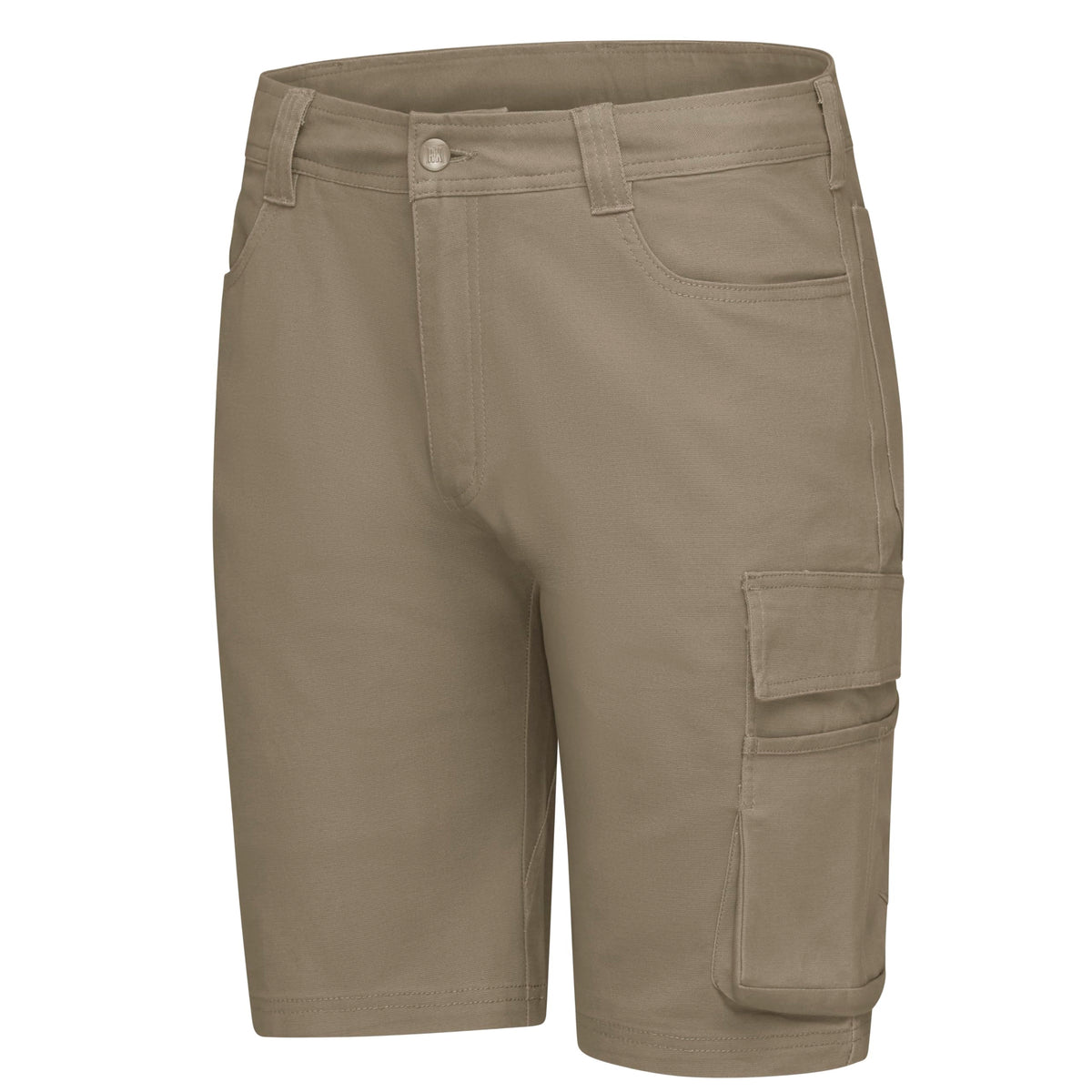 Men's Utility Cargo Shorts by Red Kap – 30W x 10L, Cotton, Fallen Rock, Model S4U4FR 30 10