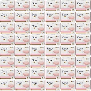 Dove Pink Beauty Bar Soap, 3.17 oz Moisturizing Cleansing Bar, 48 Bars