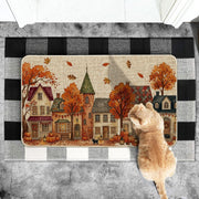 Artoid Mode Maple Tree House Doormat, 17 x 29 Inch, Beige