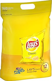 Lay's Classic Potato Chips, 12 Singles