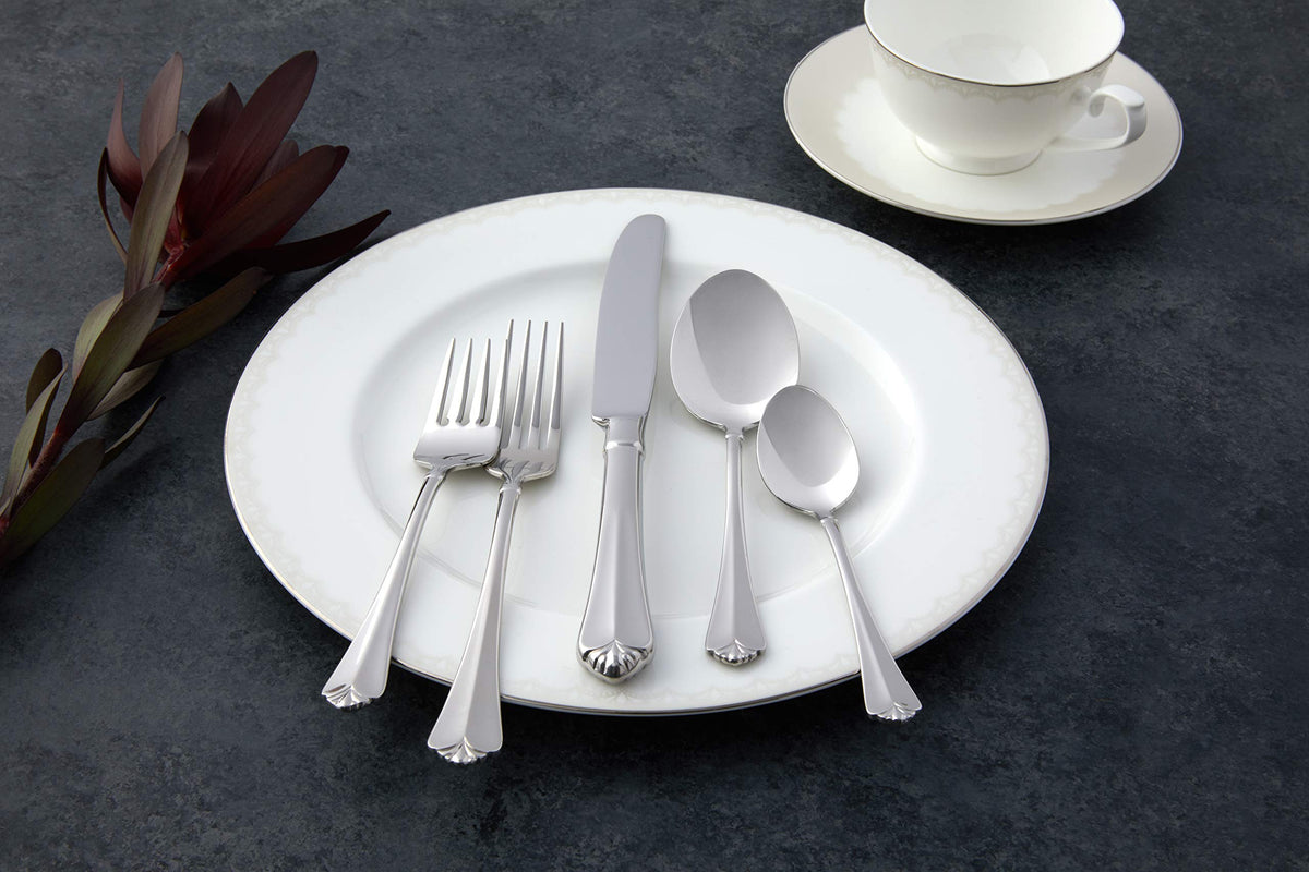 Foodservice Juilliard Dessert Spoon (Set of 36) Stainless Steel by Oneida – 36, Stainless Steel, Pack of 12, Model 2273SDEF