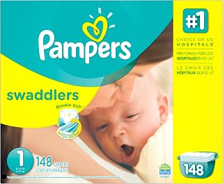 Pampers Swaddlers Diapers Newborn Size 1 168 Count