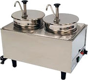 51074P - BenchmarkUSA Dual-Well Food Warmer - 2 Pumps