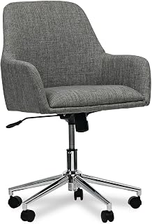 Workspace by Alera Mid-Century Task Chair, Supports Up to 275 lb, 18.9" to 22.24" Seat Height, Gray Seat, Gray Back
