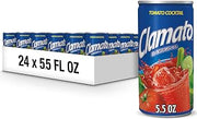 Clamato Original Tomato Cocktail, 5.5 fl oz cans (Pack of 24)