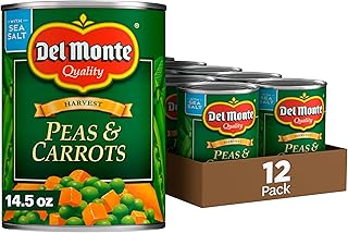 Del Monte SPECIAL BLENDS Peas & Carrots, Canned Vegetables, 12 Pack, 14.5 oz Can