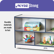 Rainbow Accents Stacking Lockable Lockers - Triple Stack - Key Lime Green by Jonti-Craft – 67" H x 48.5" W x 15" D, Wood, Key Lime, Model 4697JC130