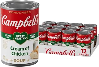 Campbell's Condensed Healthy Request Cream of Chicken Soup, 10.5 oz. Can (Pack of 12) (Packaging May Vary)