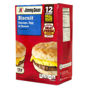 Sausage Egg and Cheese Biscuit Sandwich by Jimmy Dean – 4.5 Ounce (Pack of 12), Pack of 12