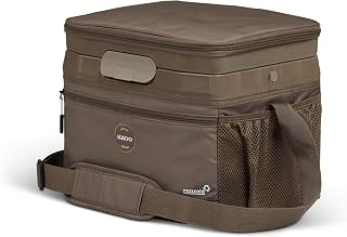 Igloo Gripper Soft Sided Cooler Bag | Insulated Dual Compartment Lunch Cooler
