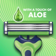 Gillette 8 Count (Pack of 2) / Sensor3 Sensitive (8ct) / Green/White Disposable Razors